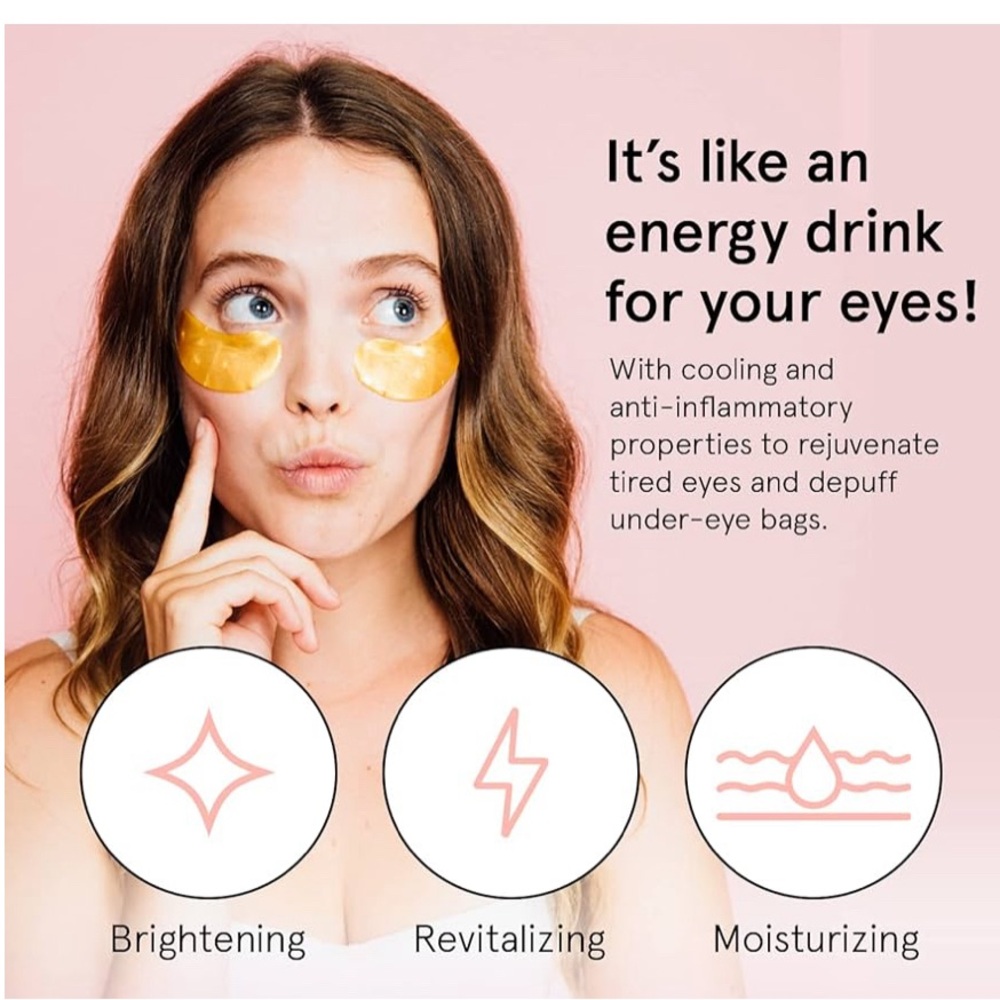 grace & stella Under Eye Mask (Gold, 24 Pairs) Reduce Dark Circles, Puffy Eyes
